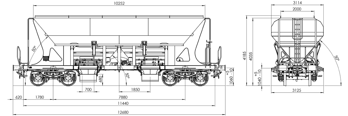 Výsypný vůz Faccns 49